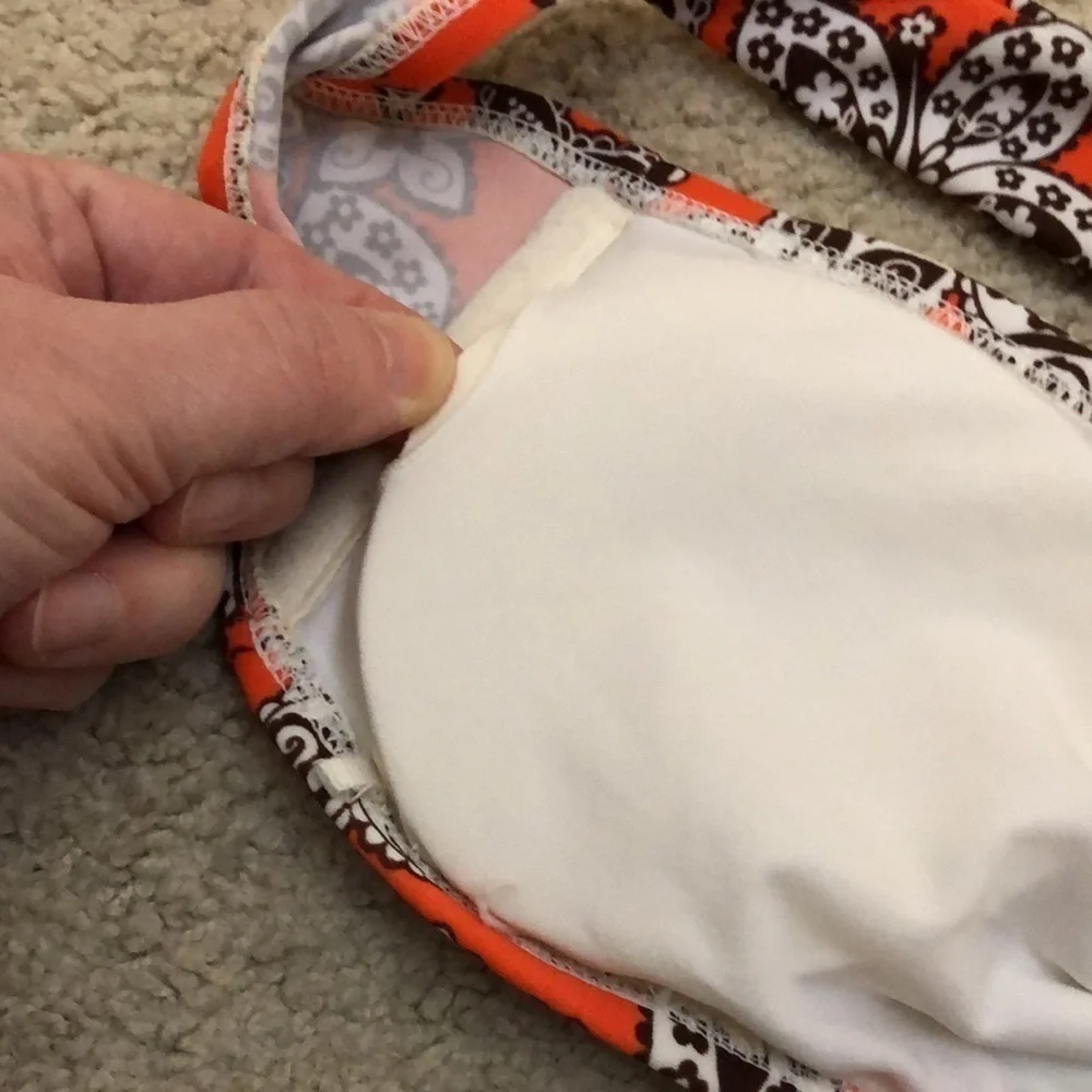 3/$25 Xhilaration Boho Style Bandeau Bikini Top Size M